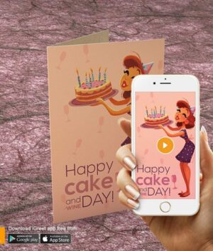 iGreet - Cake & Wine Day