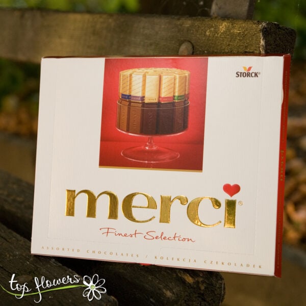 Кутия бонбони Merci | 250 гр.