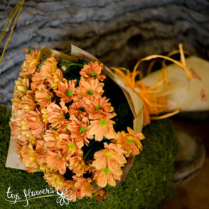 Bouquet of Chrysanthemums | Orange