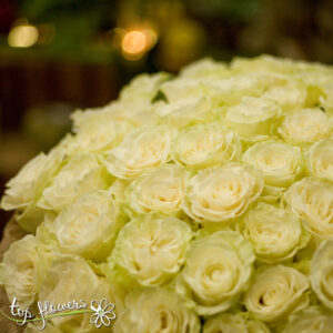Bouquet 101 White roses