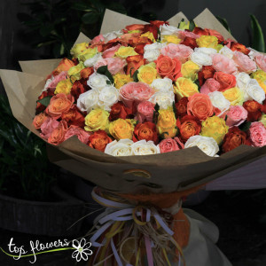 Bouquet 101 Roses mix