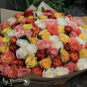 Bouquet 101 Roses mix