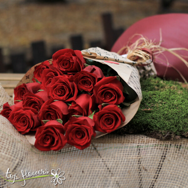Classic bouquet | Red roses