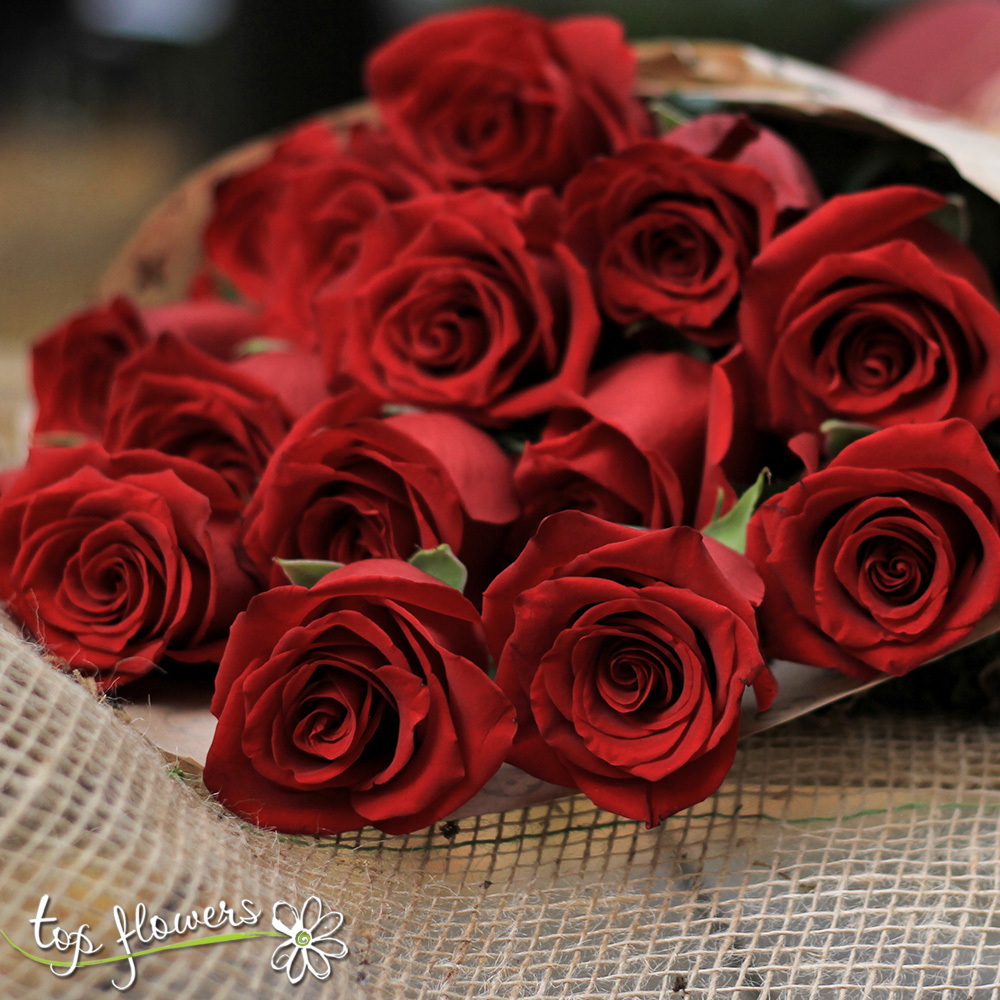 Classic bouquet | Red roses