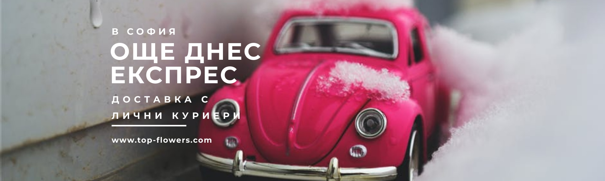 Top Flowers Доставка на свежи цветя в цялата страна до адрес!