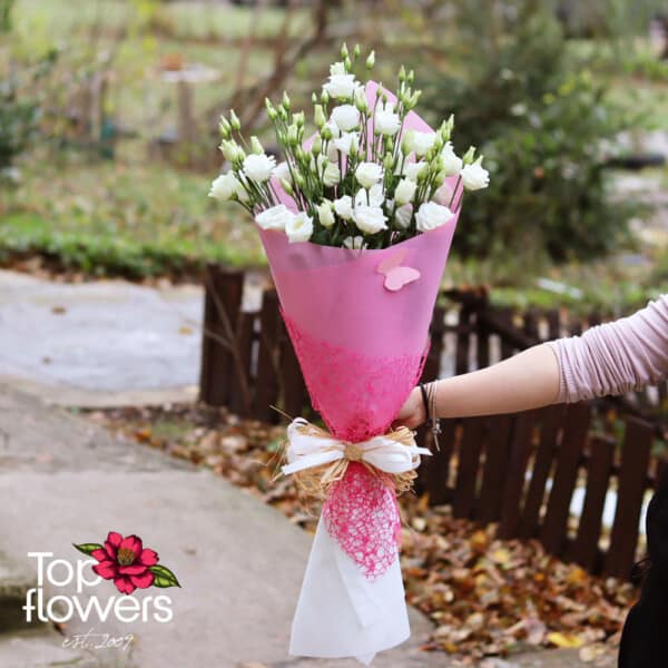 Bouquet of Lisianthus | White