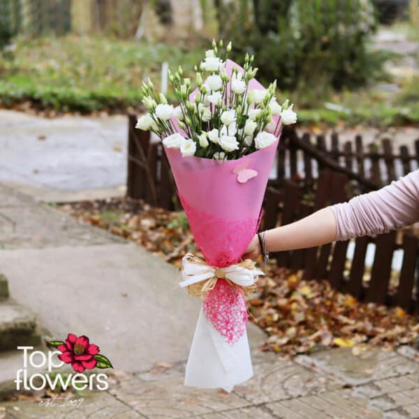 Bouquet of Lisianthus | White