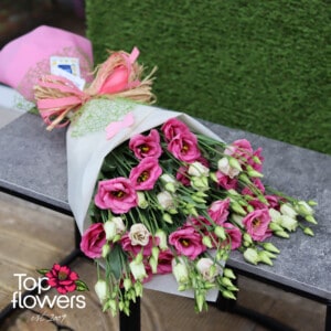 Classic bouquet Eustomy | Pink