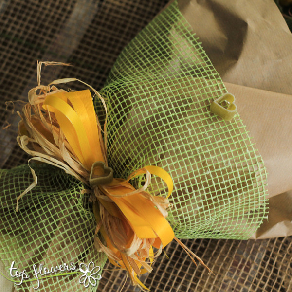 Classic bouquet | Yellow roses