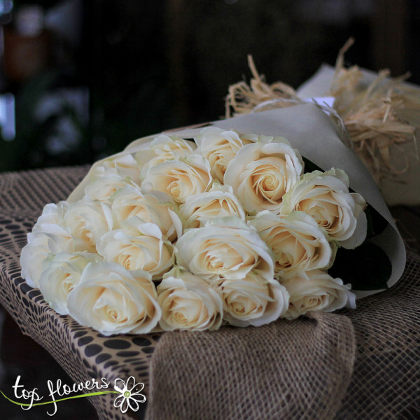 Classic bouquet | White roses