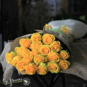 Classic bouquet | Yellow roses