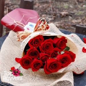 Classic bouquet | Red roses