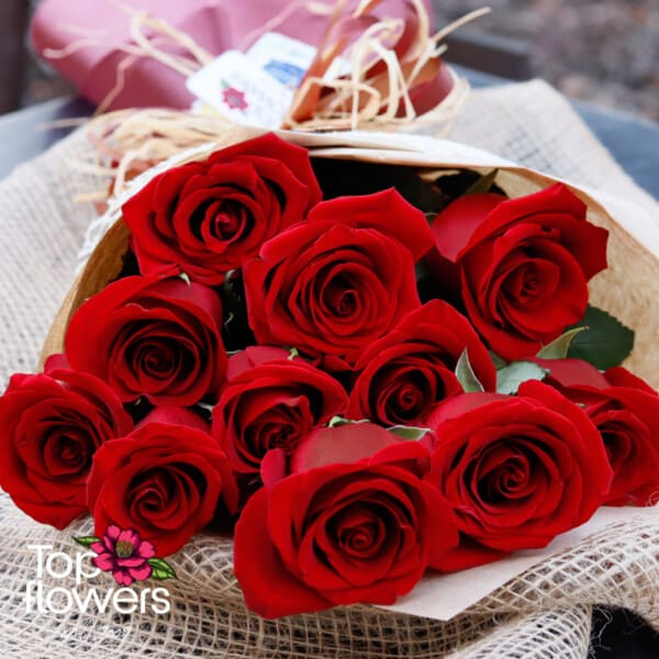 Classic bouquet | Red roses