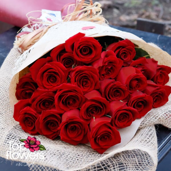 Classic bouquet | Red roses