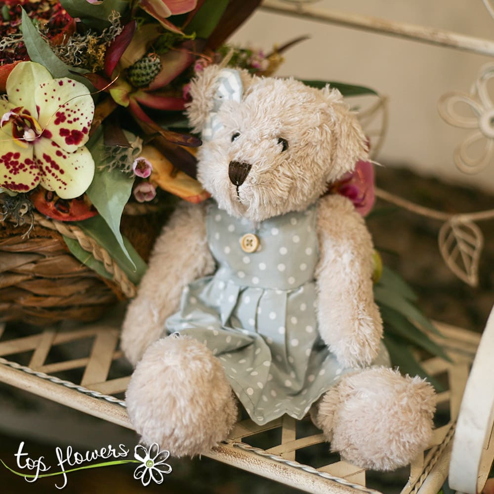 hand sewn teddy bear
