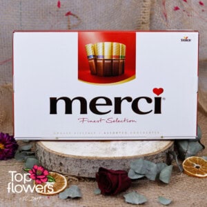 Кутия бонбони merci | 400 гр.