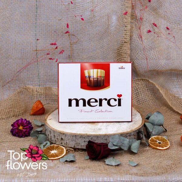 Кутия бонбони merci | 250 гр.