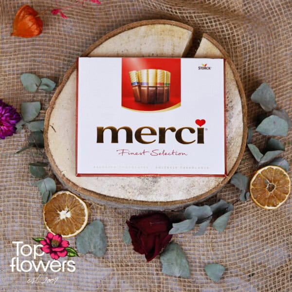 Кутия бонбони merci | 250 гр.