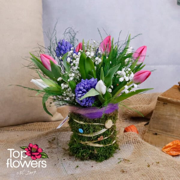 Spring Pink Jar | Arrangement - Image 3