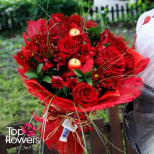 Fiery red | Boquet