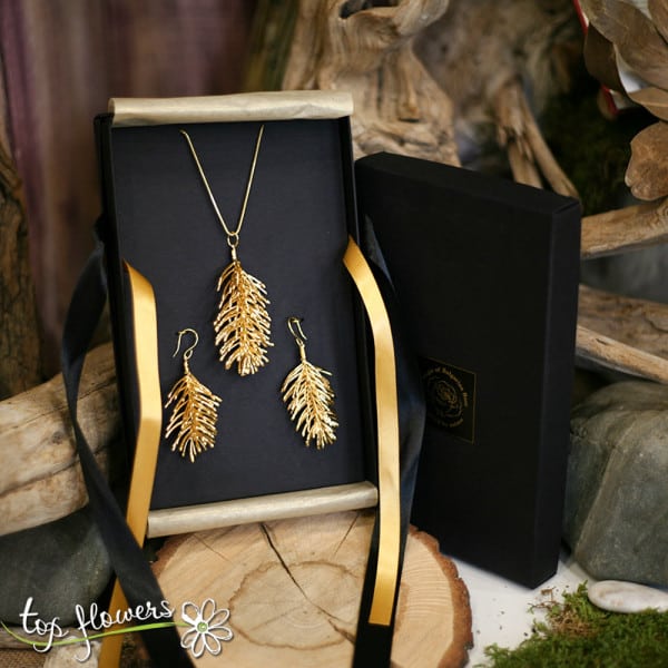 Set "Fir branches" | GOLD