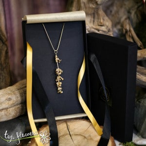 Necklace "Lavender" | GOLD