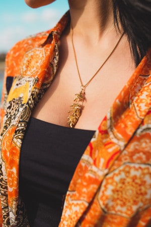 Necklace "Lavender" | GOLD