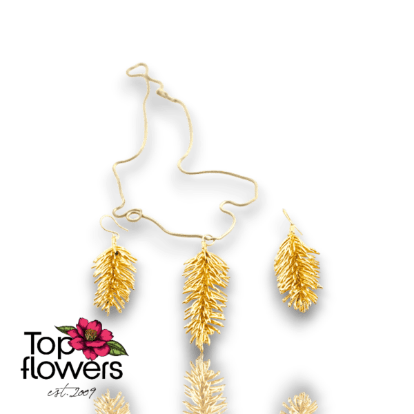 Fir branches | Gold plated set