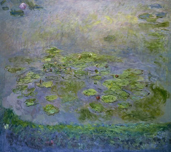 water lilies nympheas.5 by claude monet