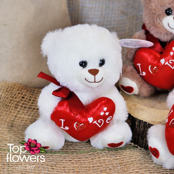 Bear with heart | 16 cm. - Image 2