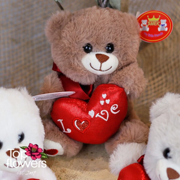 Bear with heart | 16 cm. - Image 3