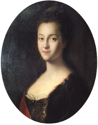 grand duchess catherine alexeevna by l.caravaque 1745 gatchina museum