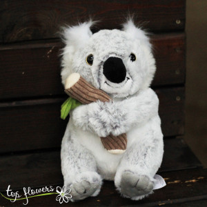 Koala with bamboo | 24 cm.