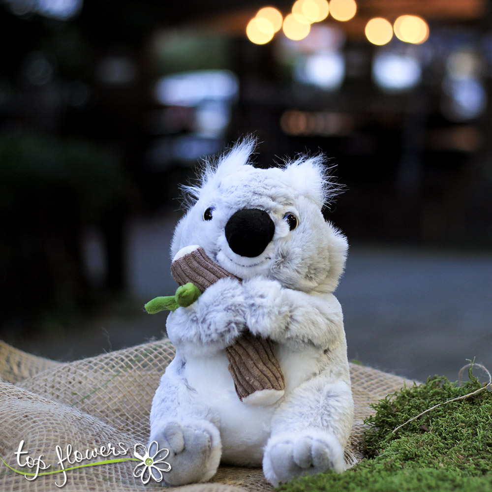 Koala with bamboo | 24 cm.