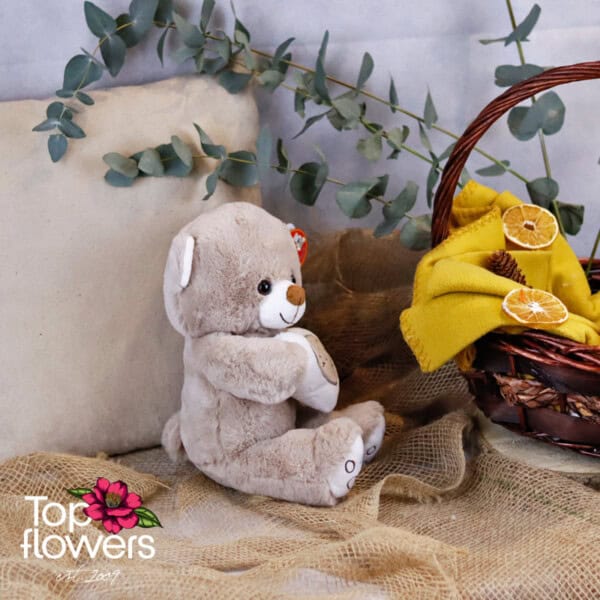 Bear with a heart Beige | 26 cm.