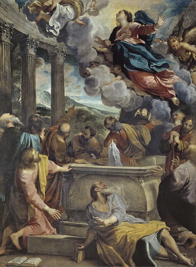 annibale carracci assumption of the virgin