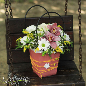 Bouquet in a bag | Pink