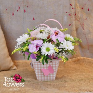 Bouquet in a bag | Pink