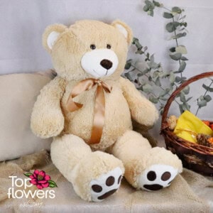 Teddy Bear with ribbon | 100 cm