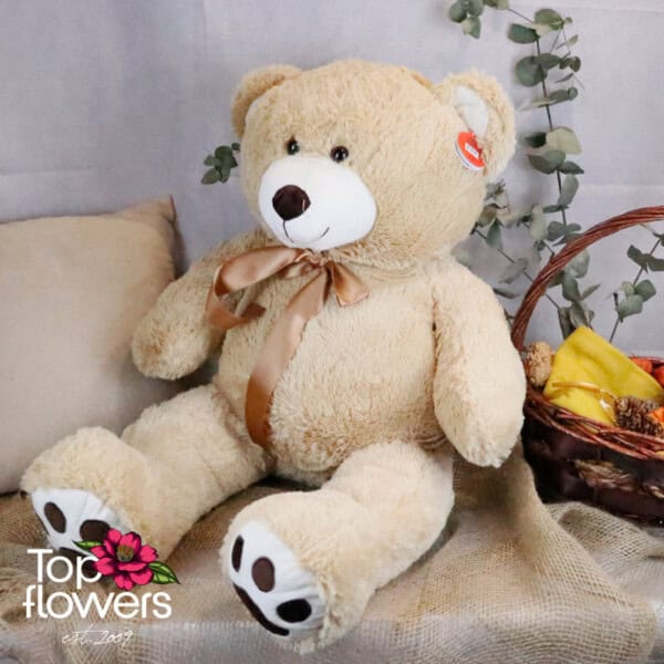 Teddy Bear with ribbon | 100 cm