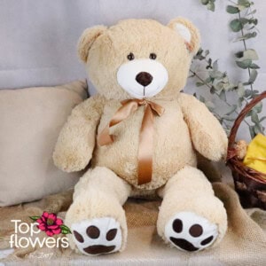 Teddy Bear with ribbon | 100 cm