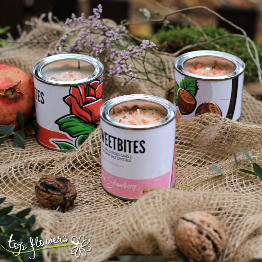 Соева Ароматна Свещ sweetbites | Ягода