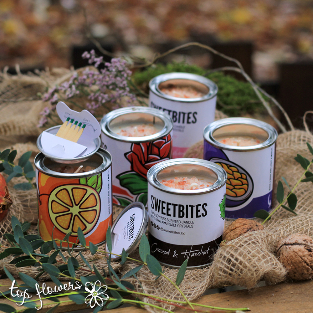 Соева Ароматна Свещ sweetbites | Мандарина