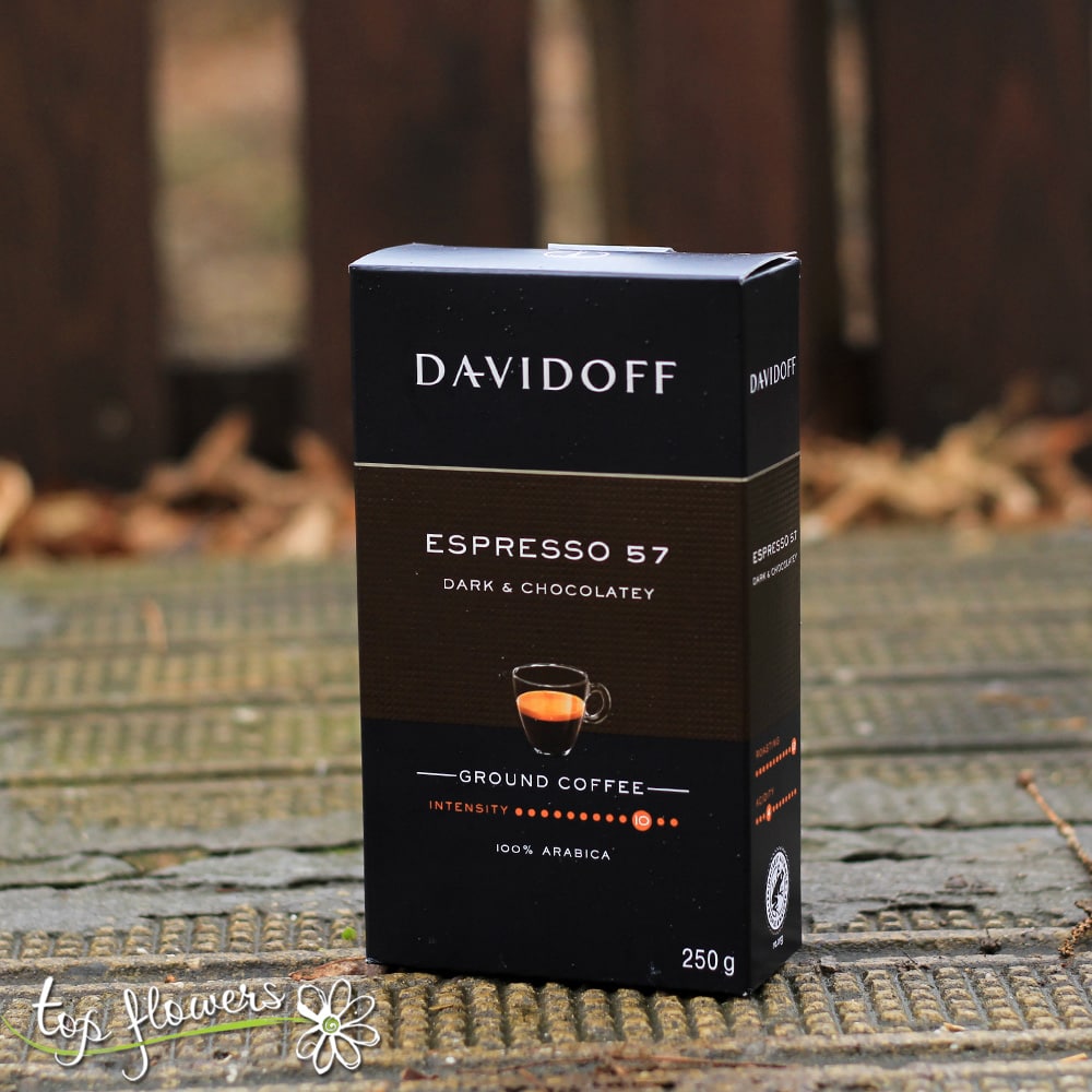 Coffee | Davidoff ground 250 g. Espresso 57 | Dark and Chocolatey