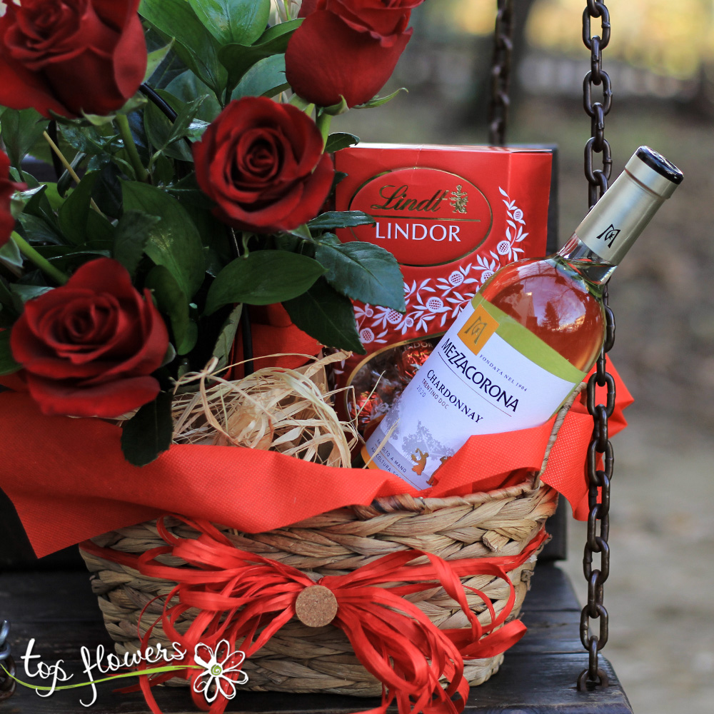 Gift Basket 2 | Red roses