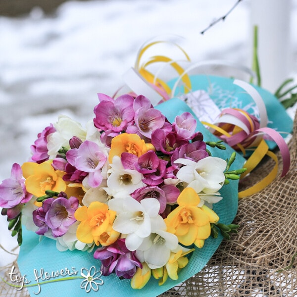 Classic bouquet | Freesias