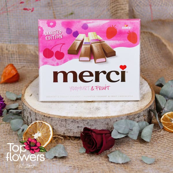 Box of chocolates Merci Limited Edition Yoghurt | 250 gr.