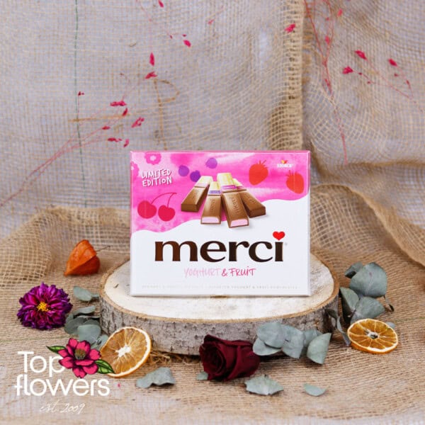Box of chocolates Merci Limited Edition Yoghurt | 250 gr.