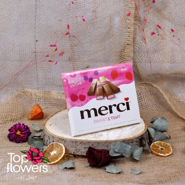 Кутия бонбони merci limited edition yoghurt | 250 гр.