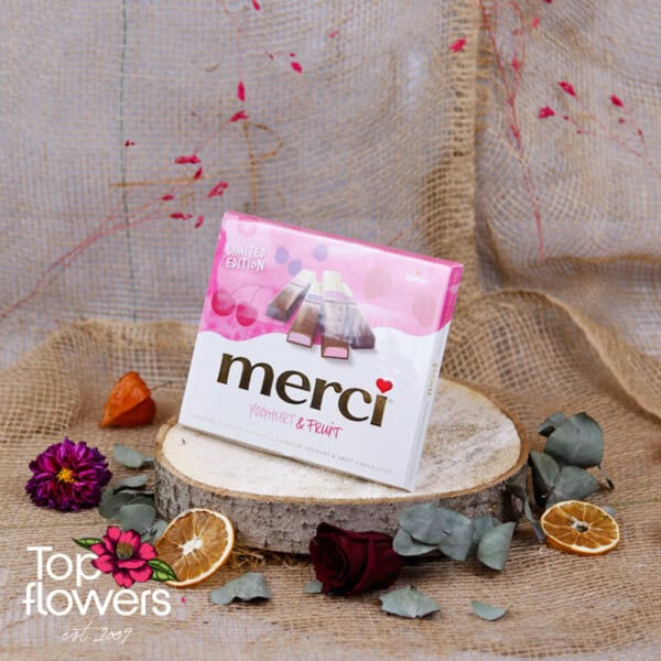 Кутия бонбони merci limited edition yoghurt | 250 гр.